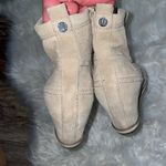 Geox  Illusion Perforated Suede Wedge Bootie Photo 5