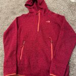 The North Face Deep Red Fleece Jacket Photo 0