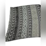 Apt. 9 NWT  black white neck scarf 68 x 27 fringe animal print Metallic Photo 1