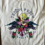 Teddy Fresh  looney tunes Cream tweety bird Long Sleeve Photo 2