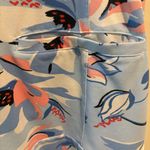 Polo Golf Ralph Lauren Dress Blue Floral Moisture Wicking Pockets Made In Peru L Photo 5