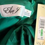 Eliza J  Petite Bow-Trim Halter Ball Gown Emerald Women’s Sz 8P NWT Photo 6