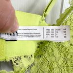 Etam Women's Green Lace Bralette 36B Wireless Adjustable Straps Celery Juice Size undefined Photo 4