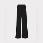 Milly  Nash High Waist Cady Wide Leg Pants Photo 1