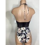 Hurley New.  lily floral swimsuit with netting. Small. $99 Photo 4