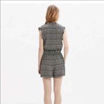 Madewell 100% Silk Black Aztec Kimono Romper Tidalwave Size Small Photo 2