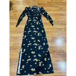 Cara Cara black bodice Viscose off the shoulder Mirana Maxi Sun Dress sz L Size L Photo 9