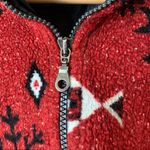 Tsunami Canada Snow Flake Tribal Jacket Red Size M Photo 3