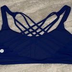 Lululemon  cross back sports bra dark blue Photo 1
