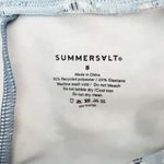 Summersalt The Do-It-All High Rise Crop Leggings Powder Blue In Bloom Print 8 Photo 1