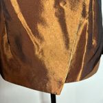 Chinese bronze and gold traditional style satin evening jacket side closure Size M Photo 8