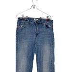 Pistola  Women's Jeans Straight‎ Leg Distressed Raw Hem Stonewash Denim Size 28 Photo 3