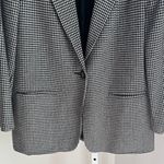 Sag Harbor Vintage Black and White Houndstooth Blazer with Velvet Collar Sz 14 Photo 3
