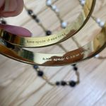 Kate Spade ‎ Statement Necklace Bracelet Bangle Lot Cut to the Chase Idiom Gold Photo 4