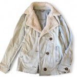 Rubbish brand light blue denim jacket with a sherpa collar size XS Photo 0