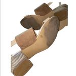 Lucky Brand  Gewel Nubuck Cobblestone Leather Block Heel Slingback Sandals size 9 Photo 7