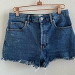 Everlane The Cheeky Short Denim Shorts Button Fly Fray Hem 26 Photo 8