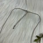 Abalone penguin heart silver tone necklace Photo 3