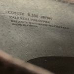 OTBT Black Calf Hair Coyote Slip On Shootie Size 8.5M Low Heel Minimalist Photo 11