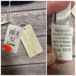 Swim Systems Reversible Iconic Tiles Blue White Sliding Triangle Bikini Top NWT Size L Photo 9