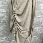 ECO Ruched Cardigan Tan Photo 2