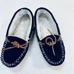 L.A.M.B. Women's LAMO Britain Moc Black Lined Moccasins Size 8 Photo 1