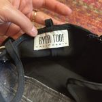 VTG BYER TOO BLACK MINI DRESS WHITE STRIPE CAMI Photo 4