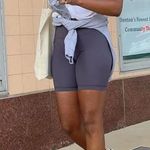 Everlane The Perform Bike Short Size Small Plum Purple Lightweight Compression Photo 7