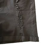 Ashley Stewart  NEW curvy girl plus size 22 black distressed shorts Photo 1