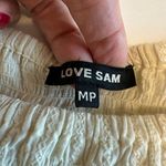 Love Sam ‎ Anthropologie Fringe Crochet Off Shoulder Top Size Med Petite Photo 7