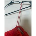 Alice + Olivia Red Pleated Cutout Midi Dress Party Cocktail Occasion Size Unknown Photo 6