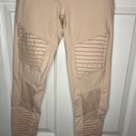 Alo Yoga Leggings Size Small High Waisted Light Pink Dusty Rose Moto Full Length Photo 5