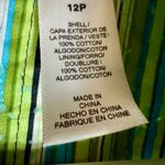 Alfred Dunner  Tropical Floral Jacket - Green, Yellow, Blue Photo 2