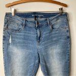 Old Navy mid rise rockstar Jeans distressed size 14 Photo 2