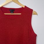 Grace Elements red sweater vest women’s size large Photo 2