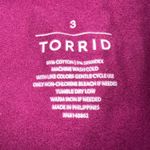 Torrid Womens Tank Top Quarter Zip High Collar Sleeveless Pullover Pink Size 3 Photo 4