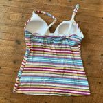 Victoria's Secret Victoria’s Secret Body rainbow striped IPEX 34B tankini top Photo 2