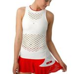 Adidas Stella McCartney Laser Cut Tennis Skirt Size Medium Red Photo 3