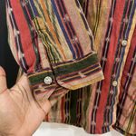 The Territory Ahead Women’s Aztec Print Button Up Shirt Size XL Cotton Western Red Photo 2