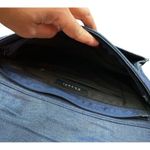 Khaadi Pakistani traditional embroidered Jean bag with fringes Pink Photo 5