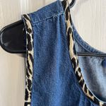 MPH Collection 90s denim embroidered midi maxi dress size XL Photo 2