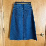 Gap  1969 Denim Midi Skirt Womens 27R Blue Jean Casual‎ High Waisted Photo 3