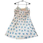 HAH Size M Lace Trim Satin Slip Lingerie Dress Pink Blue Floral Feminine NWT Size M Photo 6