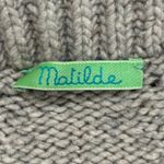 Matilde Size M Gray Cashmere Wool Cardigan Sweater Designer Italy Size M Photo 1