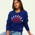 Superdry Urban Street Logo Spellout Crewneck Sweatshirt US 8 Photo 1