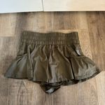 Free People Movement FP Movement by Free People Get Your Flirt On Shorts Size XS Olive Green Photo 0