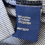 Apt. 9 ❄️3/$18  Blue & White Pinstripe Button Down with Roll Tab Sleeves, XL Photo 6