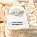 Draper James ‎ RSVP™ Cable Knit Ruffled Sweater Women's Small Cream Preppy Casual Photo 9