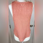 Aeropostale Aéropostale Peach Crochet Tank Boho Chic Coastal Granddaughter Festival Resort L Photo 1