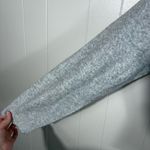 Loft Light Gray Button Down Boxy Fit Cardigan Sweater Top XL Minimalist Lounge Photo 1